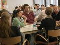 Students and facilitators in discussion groups at the Pittsburgh Regional Workshop - Feb. 11, 2012.